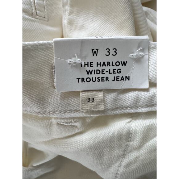 NWT Madewell Harlow Wide Leg Trouser Jeans Airy Denim Pleated VTG Canvas Size 33 - Picture 9 of 10